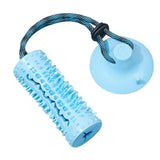 Multifunctional Pet Molar Dog Chew Suction Cup Tug for Puppy Playing Pulling Blue - Aladdin Shoppers