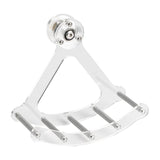 Maxbell Small Animal Quiet Running Wheel Clear Bird Toy for Hamsters Birds Cockatiel S Metal Stick