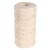 Maxbell 2 Pieces 100m Jute Cord 2mm String Crafts DIY Gift Wrapping Rope