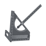 Maxbell 3D Multi Angle Measuring Ruler Measurement for Carpenters Office Enthusiasts Gray