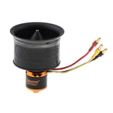 3 PCS 50mm Fan 12 Blade Brushless Motor for RC Model EDF Aircraft Accessory