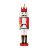 Maxbell Christmas Nutcrackers Puppet Figure Standing for Photo Props Adults Tabletop Style B