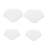 Maxbell 3xShoe Heel Pad Insoles Heel Repair Heel Stick for Men & Women High Heels white
