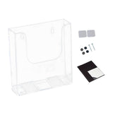 Maxbell Brochure Holder Wall Mounted Flyer Holder Holder for Booklets Magazines Paper 16.4cmx4.2cmx16.7cm
