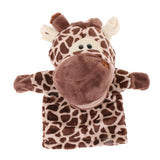 Maxbell Kids Hand Puppet Toy Giraffe & Wolf with Working Mouth for Imaginative Play