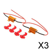 Maxbell 3x2 Pieces 12V 25W Load Resistor Fix Turn Signal LED Bulb Flash  10 ohm