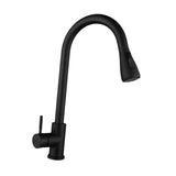 Maxbell Kitchen Faucet with Pull Down Spray Waterfall Kitchen Sink Faucet for Camping 2 gears black