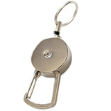 Maxbell Maxbell Metal Retractable Key Chain Recoil Keyring Heavy Duty w/23.6 inch Wire Rope