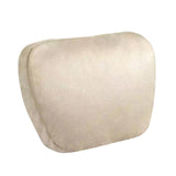 Maxbell Car Neck Pillow Universal Suede Automotive Accessories Head and Neck Support Beige