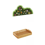 Maxbell Fruit Basket and Floor Carpet Food Organizer Tray for Bedroom