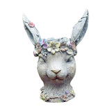 Maxbell Rabbit Shaped Flower Pot Decoration Succulent Pot for Farmhouse Office Shelf