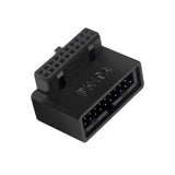 Maxbell 3xUSB 3.0 19 20 Pin Male to Female Extension for Desktop Computer Notebook B