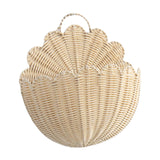 Maxbell Wall Hanging Basket Imitation Rattan Home Decor for Bathroom Flowers Bedroom M