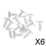 Maxbell 6x50pcs Nylon Christmas Tree Retainer Clips Fasteners for GM 1595864 1605396