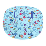 Maxbell Fisherman Caps Anti UV Girls Fishing Soft Hiking Baby Bucket Hat Sun Hats Fish Blue