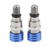 Maxbell 3xMotocross Fork Air Miro Bleeders Valves M5x0.8 for Honda for Suzuki CR250 Blue