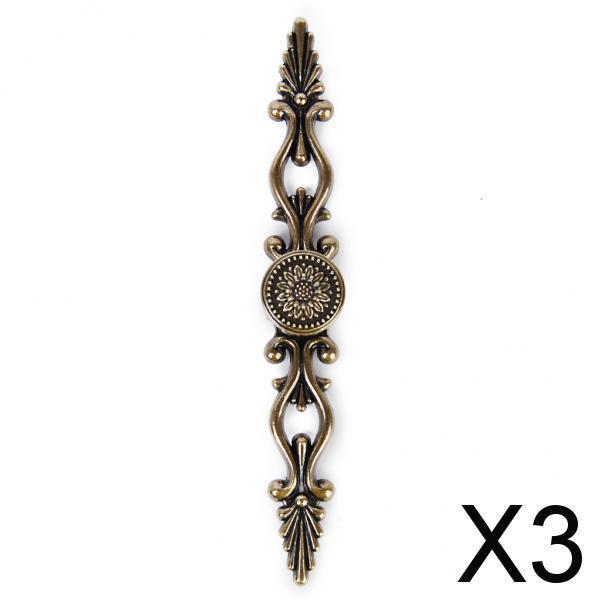 Maxbell 3xRoyal Antique Cupboard Cabinet Drawer Door Pull Handle 175mm 2 colors Bronze