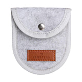 Maxbell Picks Storage Pouch Box Soft Portable Guitar Picks Holder for Kids Guitarist Gray