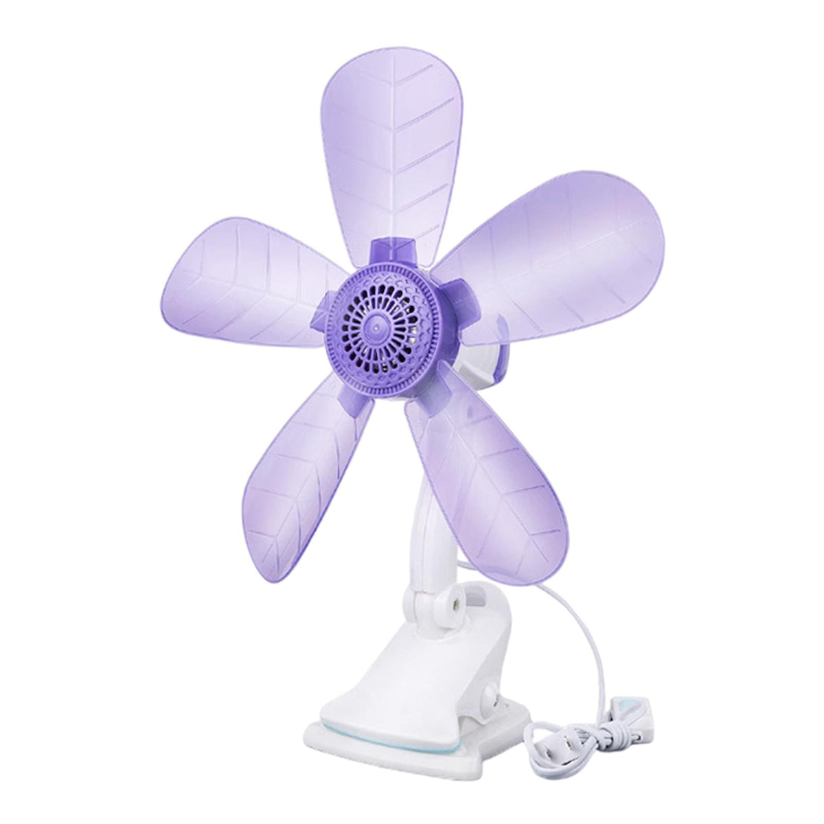 Maxbell Maxbell Portable Clip Fan Electrical Fan Quiet Tabletop Fan for Camping Desktop Dorm Violets