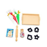 Maxbell 11x Dollhouse Miniature Baking Tools Classic for 1/12 BJD Doll Parts Playset black