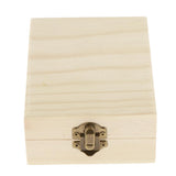 Maxbell Maxbell 2 Grids 50ml Handmade Wooden Essential Oil Display Storage Box Carrying Case