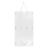 Hair Accessory Organizer Ribbons Hair Clips Hanger for Collection Organizing White 66cmx35cm
