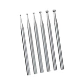 Maxbell 6Pcs Round Cup Burr High Performance Jewelry Making Tool Jewelry Making Burs