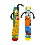 Maxbell 1 Pair Knee Socks Cartoon Pattern Socks Novelty Festival Long Socks for Kids Style B