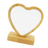 Maxbell Wooden Picture Frame Unique Decorative Desktop Decor for Office Home Desktop Heart