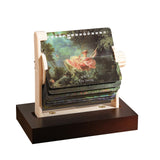 Maxbell Mechanical Desk Calendar Ornament 2025 New for Countertop Home Birthday Gift painting