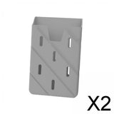 Maxbell 2xPhone Card Holder Silicone Phone Pouch for Drivers ID Card All Mobile Phones Gray