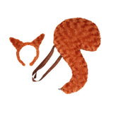 Maxbell Animal Tail Costume Kit Photo Props Hairband for Halloween Carnival Festival L