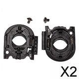 Maxbell 2x2Pcs Helmet Visor Shield Base Sturdy Easy Installation for MT 4