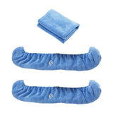 Maxbell 2Pcs Ice Skate Guards Ice Skating Protector for Ice Skates Winter Sports Men Blue