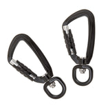 10x2Pieces Lightweight Heavy Duty Self Lock Carabiner Auto Lock Hook Hiking