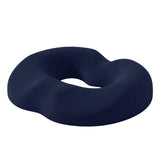 Maxbell Donut Sitting Pillow Breathable Office Chair Cushion for Car Airplane Office Dark Blue