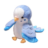 Maxbell Parrot Hand Puppet 20cm Stuffed Animal for Telling Story Preschool Role Play Blue