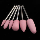 Maxbell Maxbell Silicone Nail Art Drill Bits Manicure Polishing Grinding Buffing Head 6x 03
