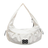Maxbell Underarm Bag Fashion Female Trendy Dumpling Bag for Commuting Party Birthday Beige