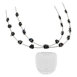 Maxbell Temporary Tooth Decoration with Metal Wires Fashionable Brace Chain Black