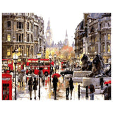 Maxbell 2 Sets Frameless DIY Acrylic Painting By Number Kit Canvas Art Painting