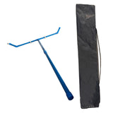 Maxbell Badminton Ball Collector Removable Sweeping Machine for Park Venues Backyard blue