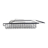 Maxbell Hanging Pullout Drawer Decor Sliding Under Shelf for Office Cabinet Cupboard Black Large