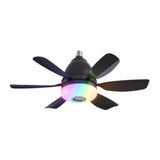 Maxbell Ceiling Fan with Light with Remote Ceiling Lighting for Bar Dorm Living Room black