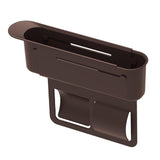 Maxbell Generic Car Seat Gap Filler Organizer Retractable for Drinks Keys Cards Brown