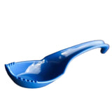 Maxbell Ramen Noodle Soup Spoon with Fork Tableware for Dumpling Wonton Rice Noodles Blue