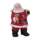 Maxbell Resin Santa Claus Figurine Santa Claus Statue for Home Party Winter Festival C