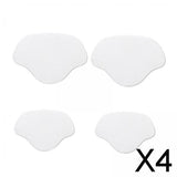 Maxbell 4xShoe Heel Pad Insoles Heel Repair Heel Stick for Men & Women High Heels white