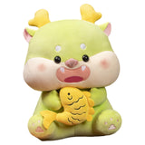 Maxbell Dragon Plush Animal Comfortable Party Favors New Year for Car Office Table