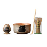 Maxbell Matcha Whisk Set Utensils Unique Gift Traditional Tools Handmade Matcha Bowl bowl 12.5x6.6cm
